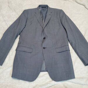 Banana Republic Gray Wool Classic Office Single Breasted‎ Suit Jacket Blazer 42L